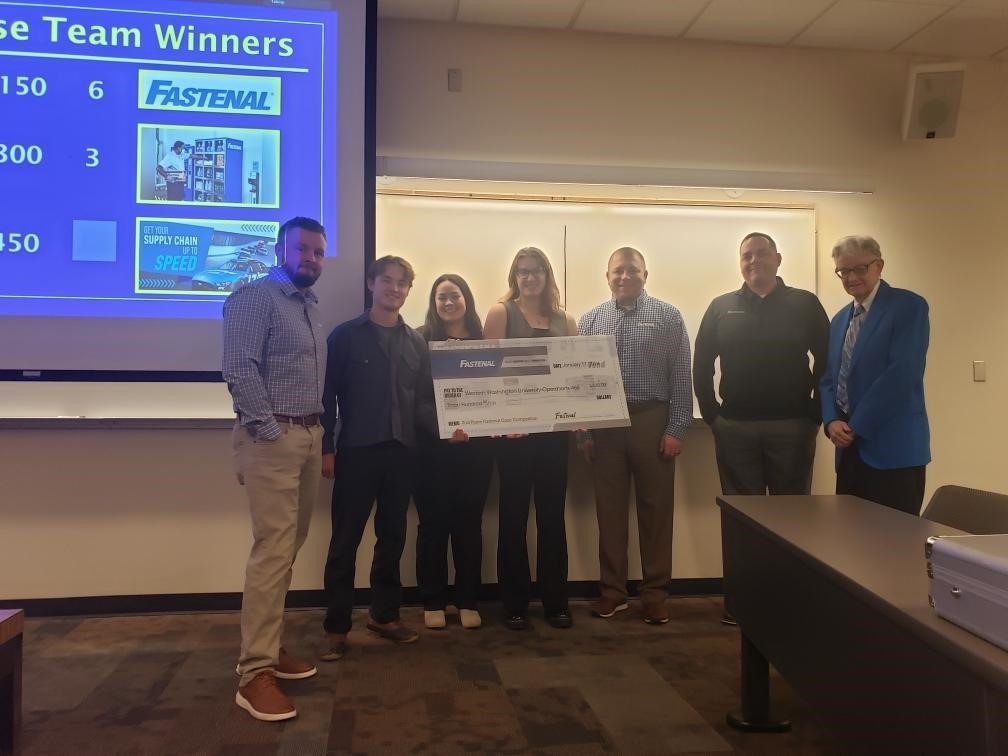 Second Place winners of the Fastenal Business Case Competition