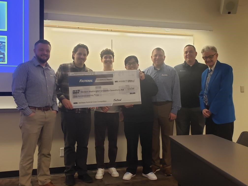 Third Place winners of the Fastenal Business Case Competition